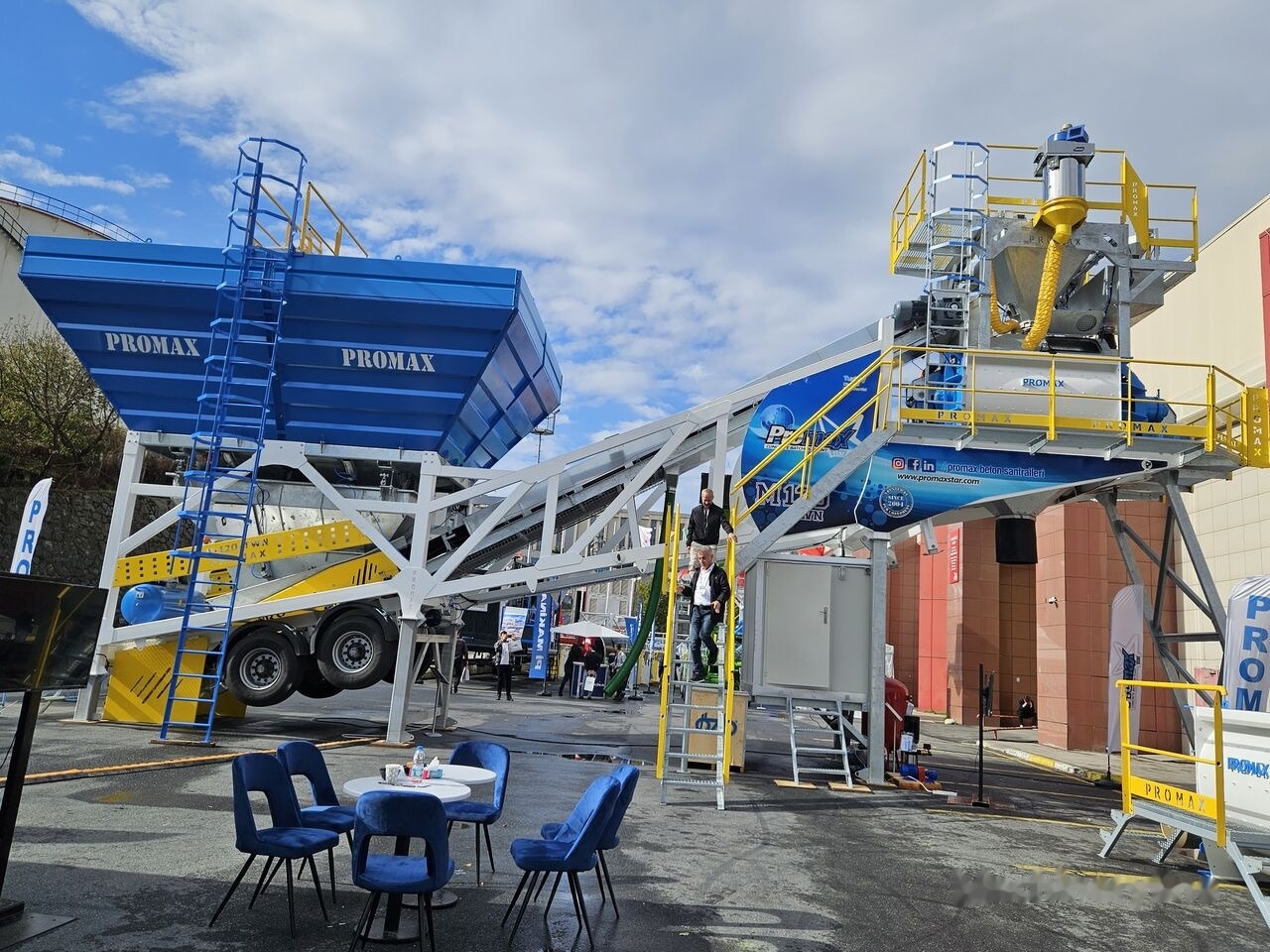 جديد مصنع خلط الخرسانة Promax Mobile Concrete Batching Plant M120-TWN (120m3/h): صور 13