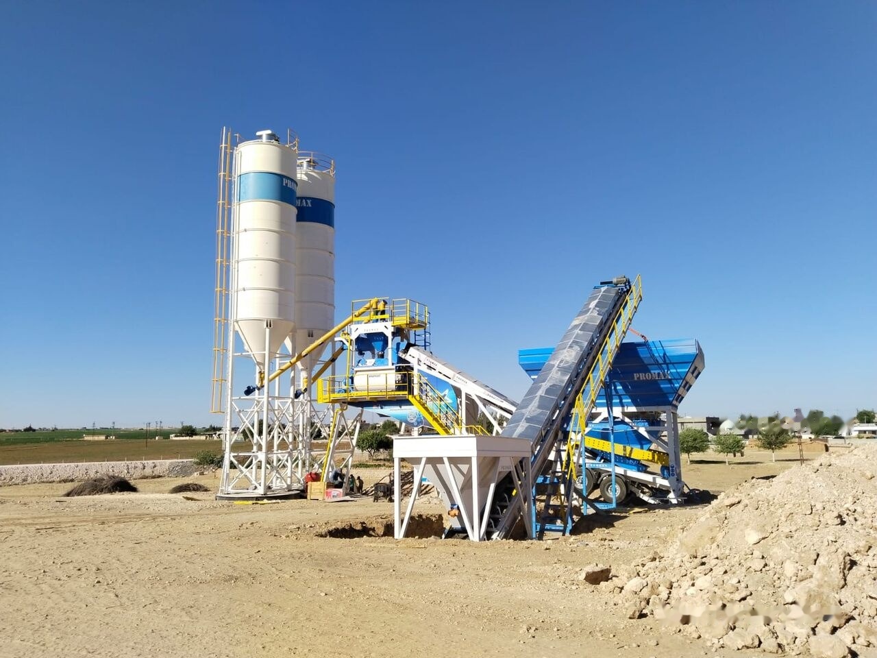 جديد مصنع خلط الخرسانة Promax Mobile Concrete Batching Plant M120-TWN (120m3/h): صور 11