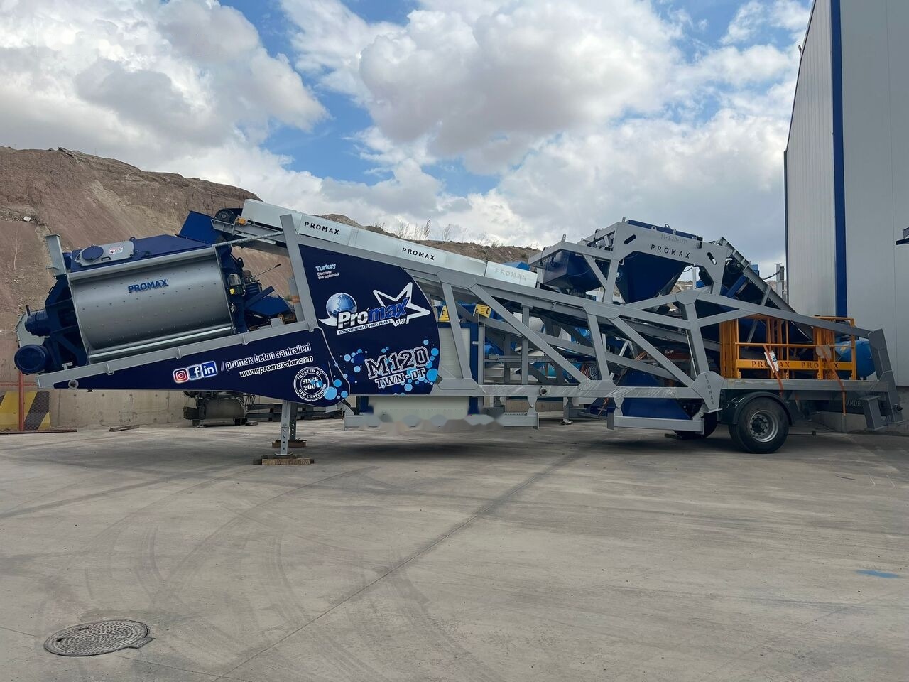 Promax Mobile Concrete Batching Plant PROMAX M120-TWN DT (120m³/h) - مصنع خلط الخرسانة: صور 3 Promax Mobile Concrete Batching Plant PROMAX M120-TWN DT (120m³/h) - مصنع خلط الخرسانة: صور 3