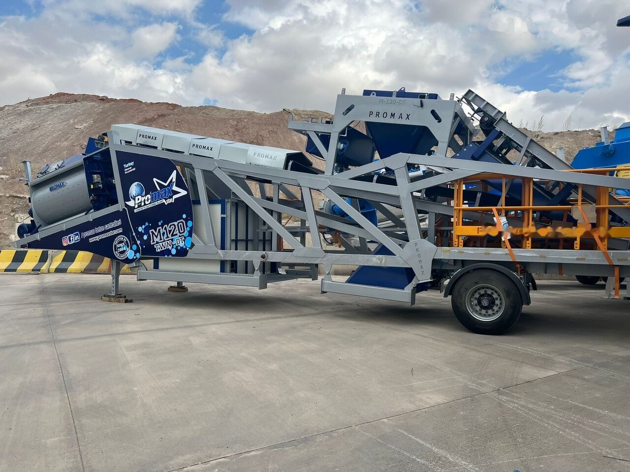 Promax Mobile Concrete Batching Plant PROMAX M120-TWN DT (120m³/h) - مصنع خلط الخرسانة: صور 4 Promax Mobile Concrete Batching Plant PROMAX M120-TWN DT (120m³/h) - مصنع خلط الخرسانة: صور 4