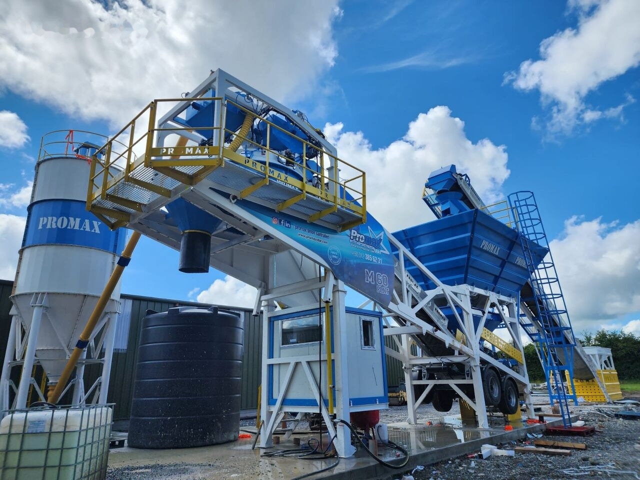 Promax Mobile Concrete Batching Plant PROMAX M60-PLNT (60m³/h) - خزان الأسمنت: صور 4 Promax Mobile Concrete Batching Plant PROMAX M60-PLNT (60m³/h) - خزان الأسمنت: صور 4
