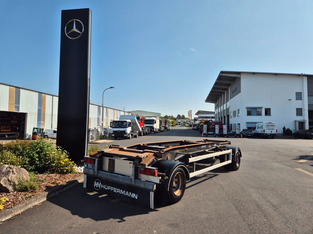 Hüffermann HSA 18.70 P BPW 14.582kg Nutzlast - الشاسية مقطورة: صور 1 Hüffermann HSA 18.70 P BPW 14.582kg Nutzlast - الشاسية مقطورة: صور 1