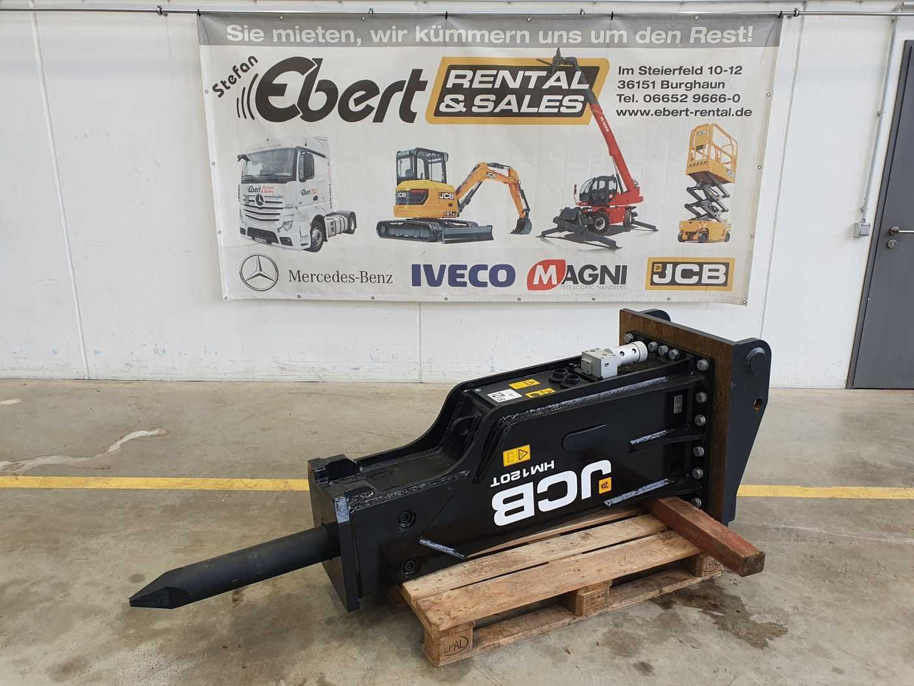 JCB HM120T / Hydraulikhammer / MS21 / 12-18 to - مطرقة هيدروليكية - آلات البناء: صور 1 JCB HM120T / Hydraulikhammer / MS21 / 12-18 to - مطرقة هيدروليكية - آلات البناء: صور 1