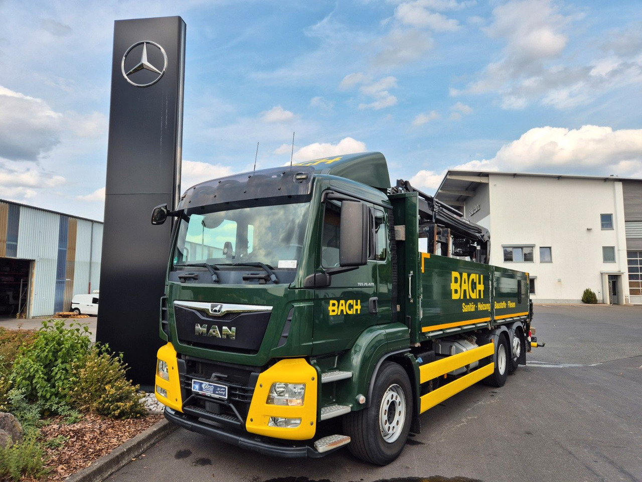MAN TGS 26.420 6x2-4 LL Hiab 177K PRO 2 Stück - شاحنات مسطحة, شاحنة كرين: صور 2 MAN TGS 26.420 6x2-4 LL Hiab 177K PRO 2 Stück - شاحنات مسطحة, شاحنة كرين: صور 2