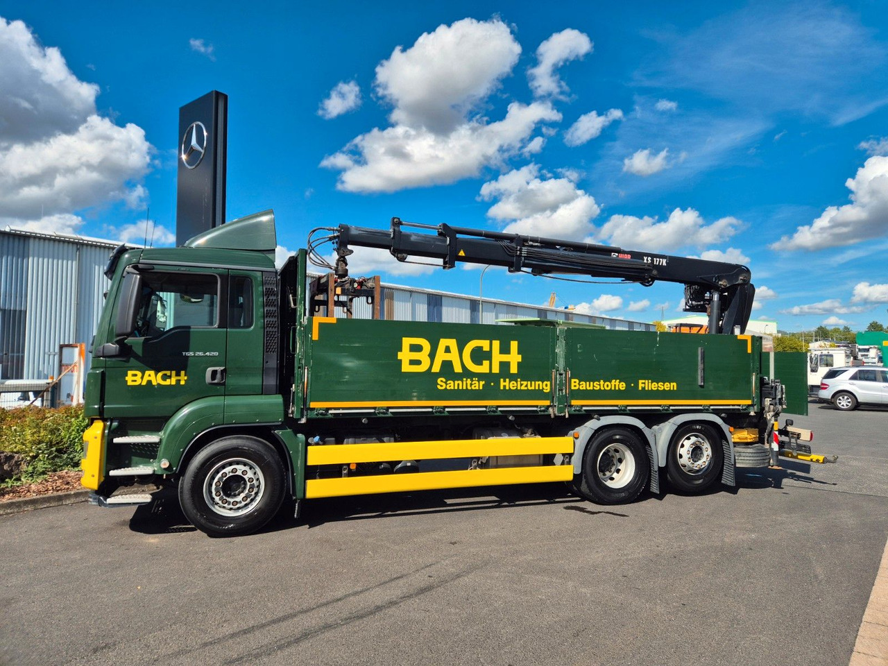 MAN TGS 26.420 6x2-4 LL Hiab 177K PRO 2 Stück - شاحنة كرين: صور 4 MAN TGS 26.420 6x2-4 LL Hiab 177K PRO 2 Stück - شاحنة كرين: صور 4