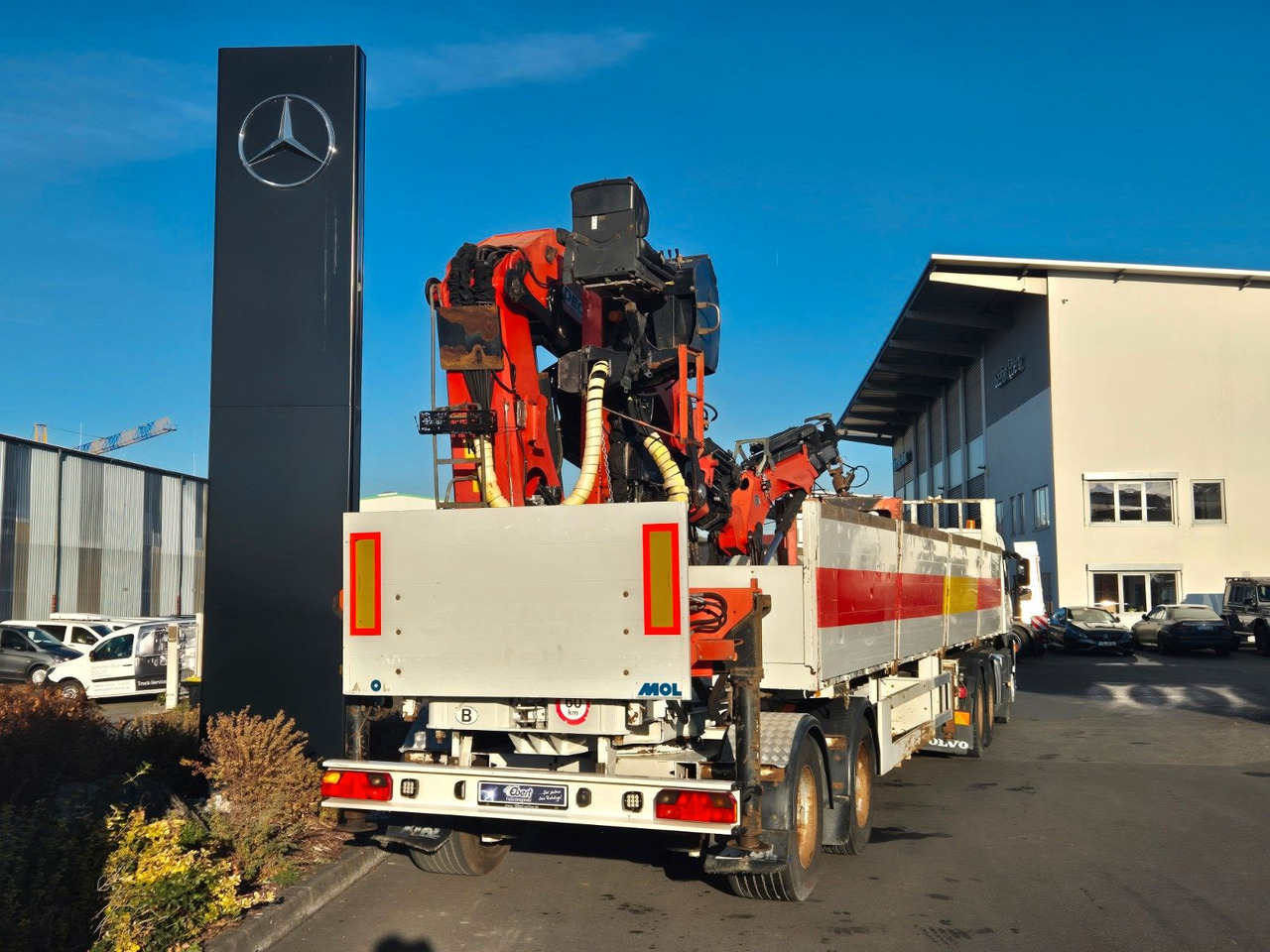 MOL CY NV 1214/20T/37 Palfinger PK44002 - نصف مقطورة مسطحة: صور 3 MOL CY NV 1214/20T/37 Palfinger PK44002 - نصف مقطورة مسطحة: صور 3