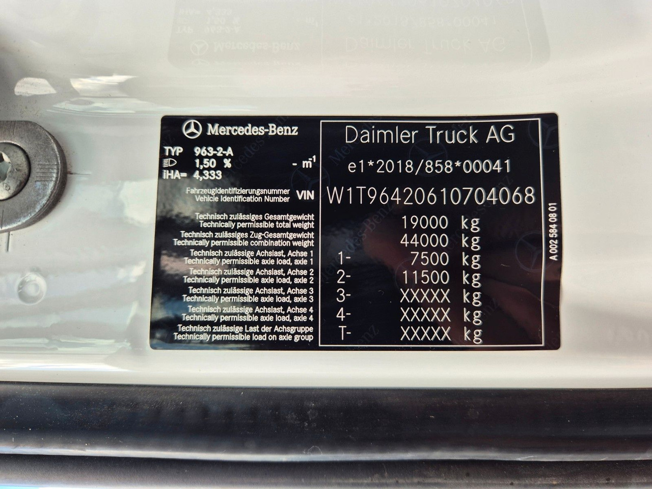 قلابات Mercedes-Benz Arocs 1935 K 4x2 Meiller AHK Navi PPC Klima: صور 31