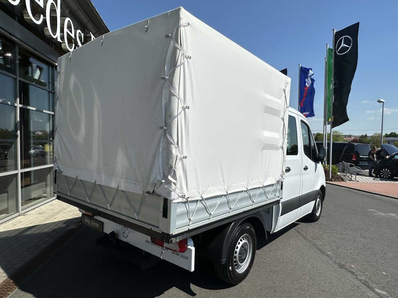 Mercedes-Benz Sprinter 215 CDI DoKa 9G Klima AHK Tempomat SHZ - الشاحنات الصغيرة ستائر: صور 4 Mercedes-Benz Sprinter 215 CDI DoKa 9G Klima AHK Tempomat SHZ - الشاحنات الصغيرة ستائر: صور 4