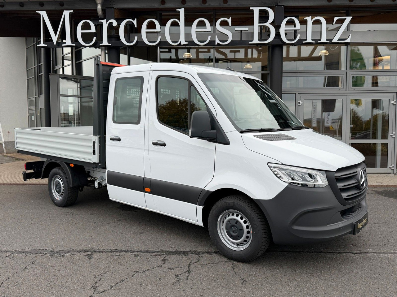 Mercedes-Benz Sprinter 319 CDI 3665 DoKa AHK Klima LED - الشاحنات الصغيرة المسطحة, الشاحنات الصغيرة كابينة مزدوجة: صور 1 Mercedes-Benz Sprinter 319 CDI 3665 DoKa AHK Klima LED - الشاحنات الصغيرة المسطحة, الشاحنات الصغيرة كابينة مزدوجة: صور 1