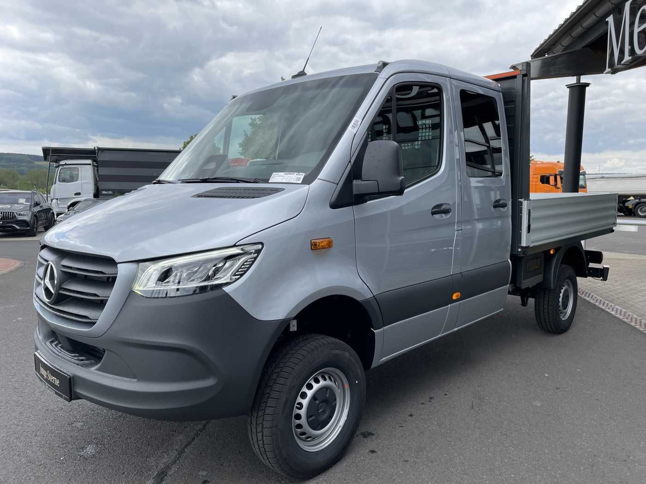 Mercedes-Benz Sprinter 319 CDI 4x4 DoKa Klima Stdheiz AHK LED - الشاحنات الصغيرة ستائر: صور 3 Mercedes-Benz Sprinter 319 CDI 4x4 DoKa Klima Stdheiz AHK LED - الشاحنات الصغيرة ستائر: صور 3