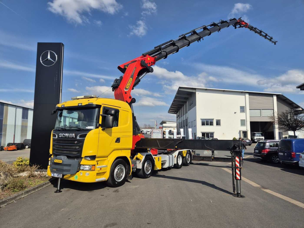 Scania R 730 LB8x2*6HNB Palfinger PK 165.002 TEC 7 JIB - شاحنات مسطحة, شاحنة كرين: صور 1 Scania R 730 LB8x2*6HNB Palfinger PK 165.002 TEC 7 JIB - شاحنات مسطحة, شاحنة كرين: صور 1