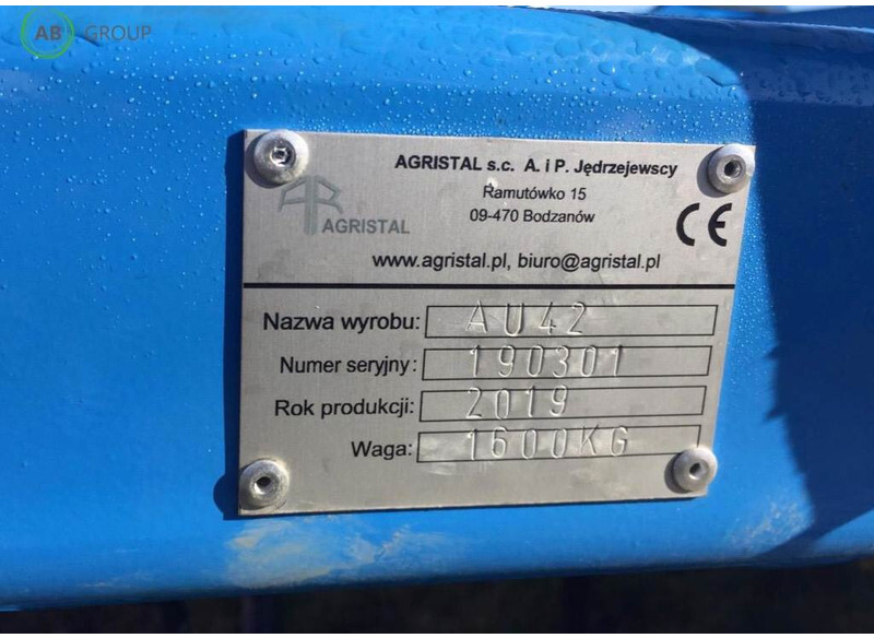 AGRISTAL Hydraulically folding seedbed cultivator/ - مسلفة: صور 5 AGRISTAL Hydraulically folding seedbed cultivator/ - مسلفة: صور 5