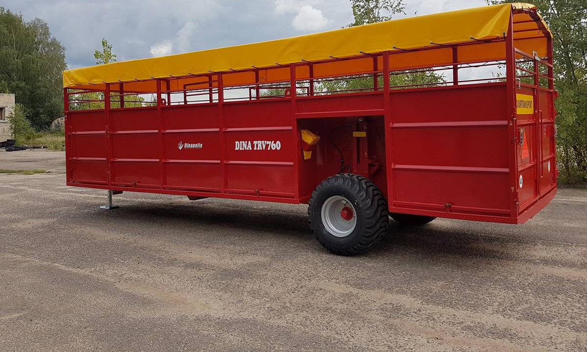 Dinapolis livestock trailer TRV 760 - شاحنة نقل المواشي مقطورة: صور 2 Dinapolis livestock trailer TRV 760 - شاحنة نقل المواشي مقطورة: صور 2