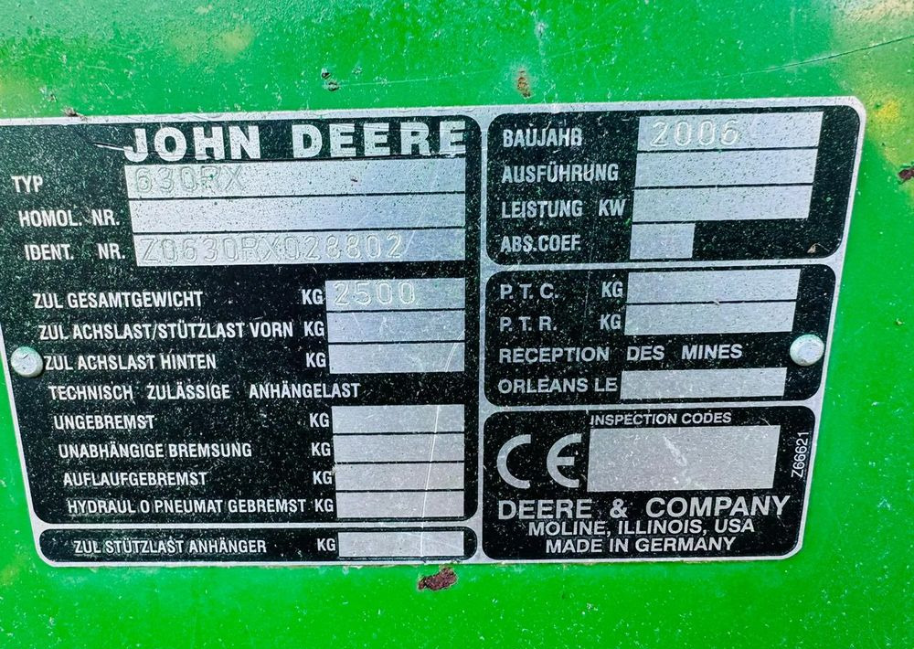 John Deere 630R - حصادة شاملة - الرأس: صور 4 John Deere 630R - حصادة شاملة - الرأس: صور 4