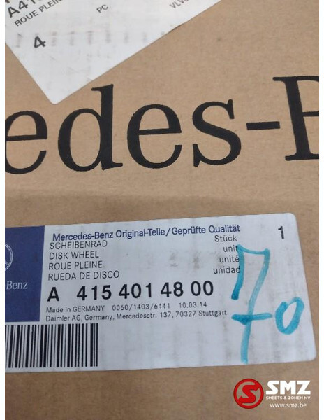 Mercedes-Benz Velg 17,5" 44x44x19cm mercedes a4154014800 - الجنوط - شاحنة: صور 3 Mercedes-Benz Velg 17,5" 44x44x19cm mercedes a4154014800 - الجنوط - شاحنة: صور 3
