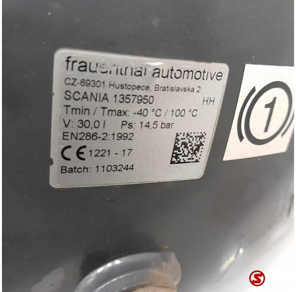 Scania Occ luchtketel 30L 14,5Bar Scania - قطع الغيار - شاحنة: صور 5 Scania Occ luchtketel 30L 14,5Bar Scania - قطع الغيار - شاحنة: صور 5