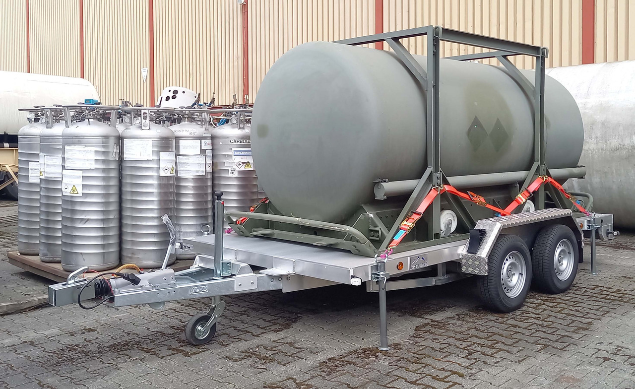 CRYOBASE Gas tank cryogenic trailer used for nitrogen, oxygen, argon - مقطورة صهريج: صور 1 CRYOBASE Gas tank cryogenic trailer used for nitrogen, oxygen, argon - مقطورة صهريج: صور 1