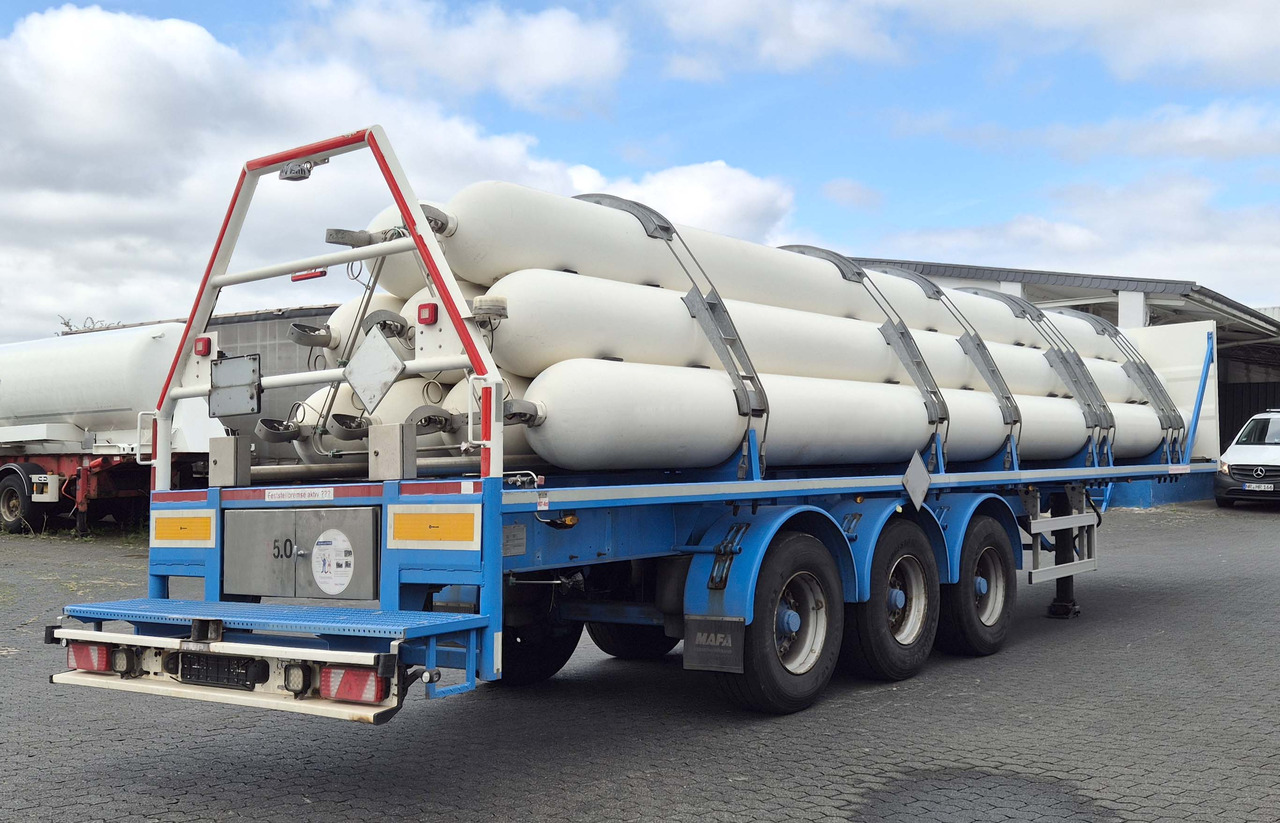 MAFA Gas tank tube semi-trailer used for compressed helium, hydrogen, Wasserstoff,  methane, CNG - نصف مقطورة صهريج: صور 3 MAFA Gas tank tube semi-trailer used for compressed helium, hydrogen, Wasserstoff,  methane, CNG - نصف مقطورة صهريج: صور 3