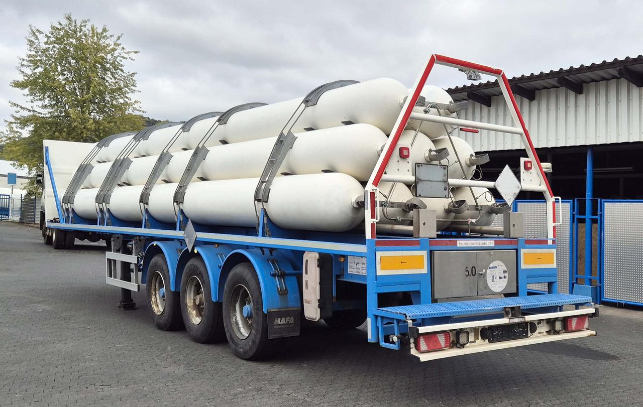 MAFA Gas tank tube semi-trailer used for compressed helium, hydrogen, Wasserstoff,  methane, CNG - نصف مقطورة صهريج: صور 4 MAFA Gas tank tube semi-trailer used for compressed helium, hydrogen, Wasserstoff,  methane, CNG - نصف مقطورة صهريج: صور 4