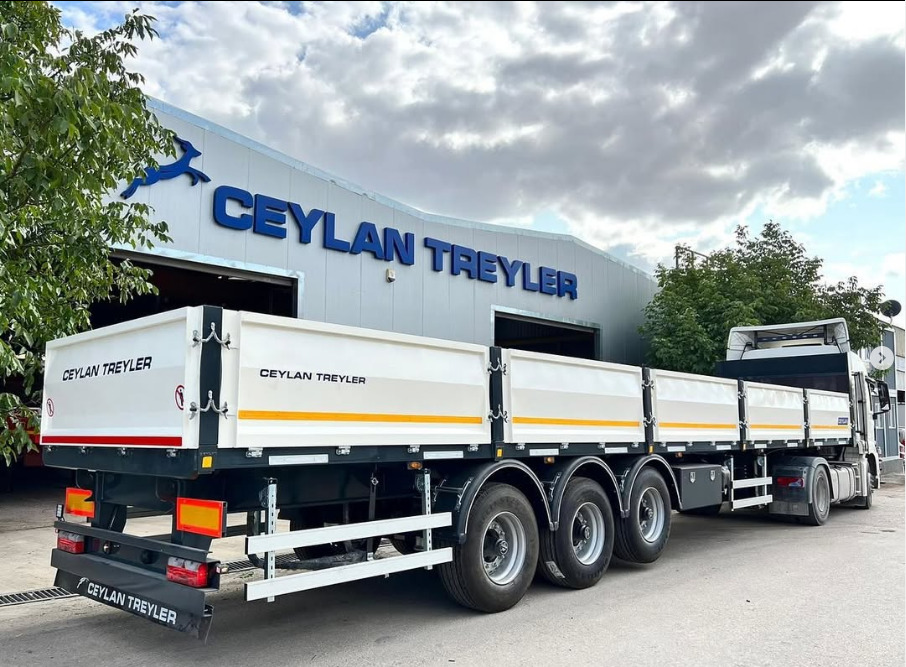CEYLAN 3 AXLES FLATBED&PLATFORM WITH SIDE COVER - نصف مقطورة مسطحة: صور 1 CEYLAN 3 AXLES FLATBED&PLATFORM WITH SIDE COVER - نصف مقطورة مسطحة: صور 1