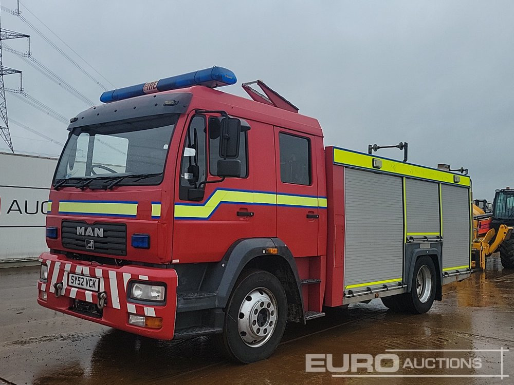 2002 MAN 4x2 Fire Engine, Automatic Gearbox (Reg. Docs. Available) - المطافئ: صور 1 2002 MAN 4x2 Fire Engine, Automatic Gearbox (Reg. Docs. Available) - المطافئ: صور 1