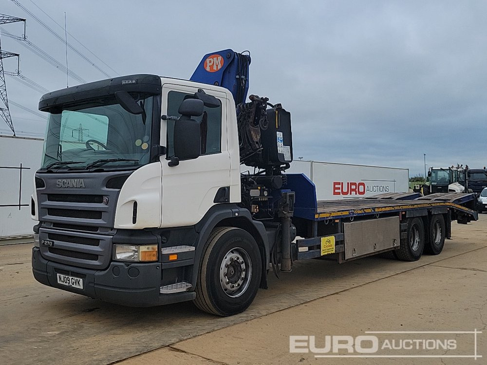2009 Scania P270 - شاحنات مسطحة: صور 1 2009 Scania P270 - شاحنات مسطحة: صور 1