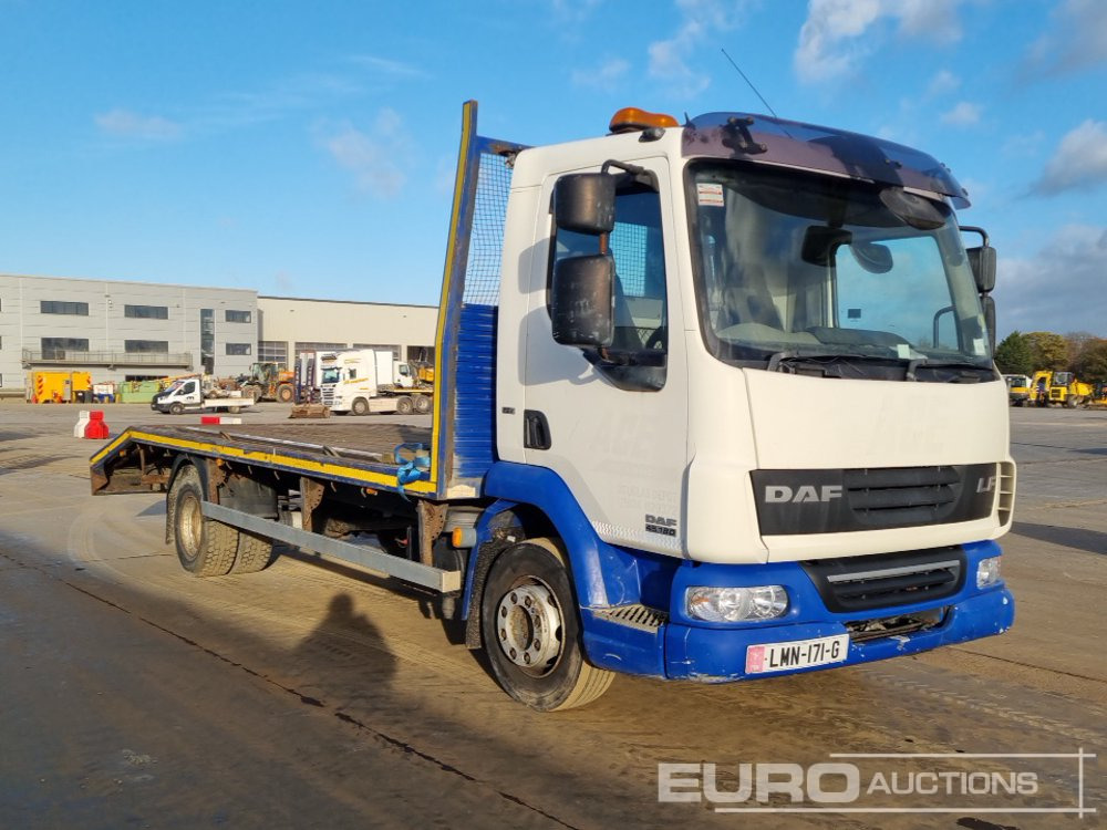 شاحنات مسطحة لنقل المعدات الثقيلة 2013 DAF LF45.180: صور 7 شاحنات مسطحة لنقل المعدات الثقيلة 2013 DAF LF45.180: صور 7