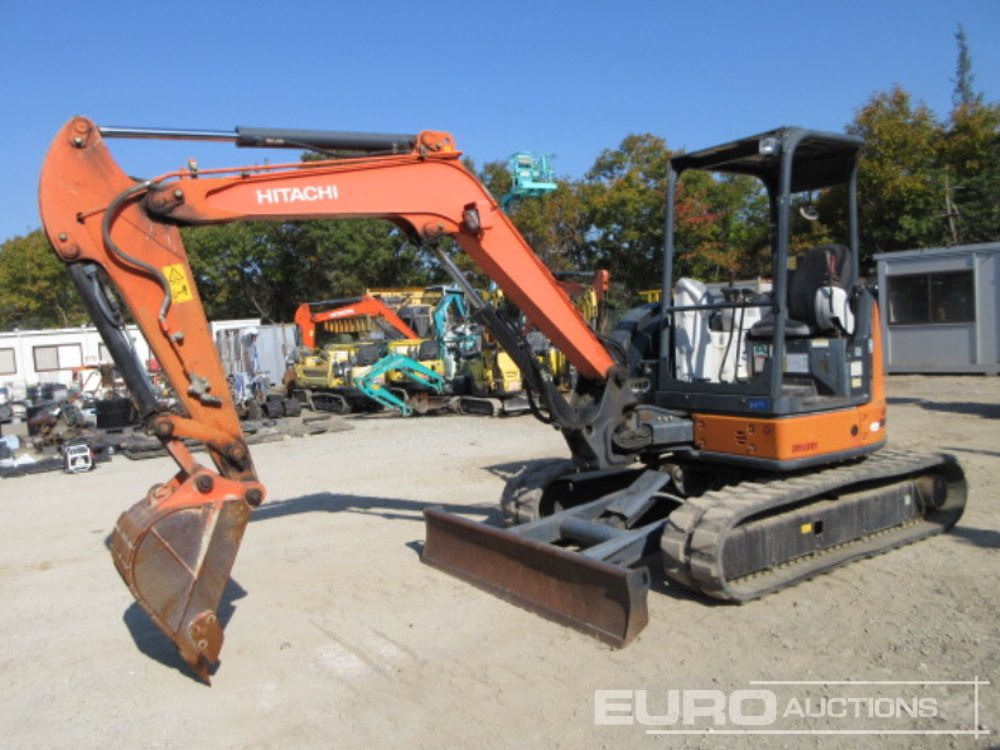 2013 Hitachi ZX40U-5A Rubber Tracks, Blade, Offset, Piped - حفارة مصغرة: صور 1 2013 Hitachi ZX40U-5A Rubber Tracks, Blade, Offset, Piped - حفارة مصغرة: صور 1