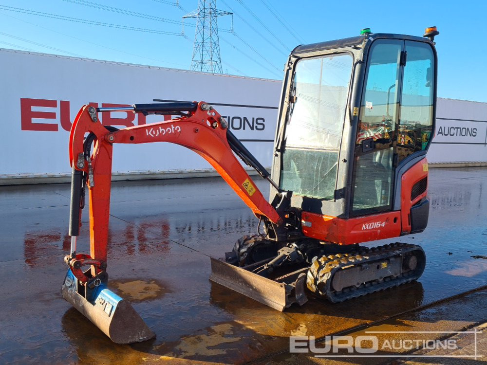 2015 Kubota KX016-4 - حفارة مصغرة: صور 1 2015 Kubota KX016-4 - حفارة مصغرة: صور 1