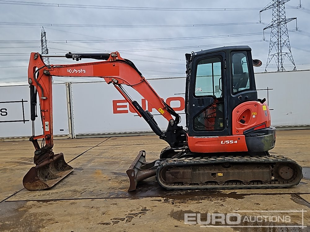 2015 Kubota U55-4 - حفارة مصغرة: صور 2 2015 Kubota U55-4 - حفارة مصغرة: صور 2