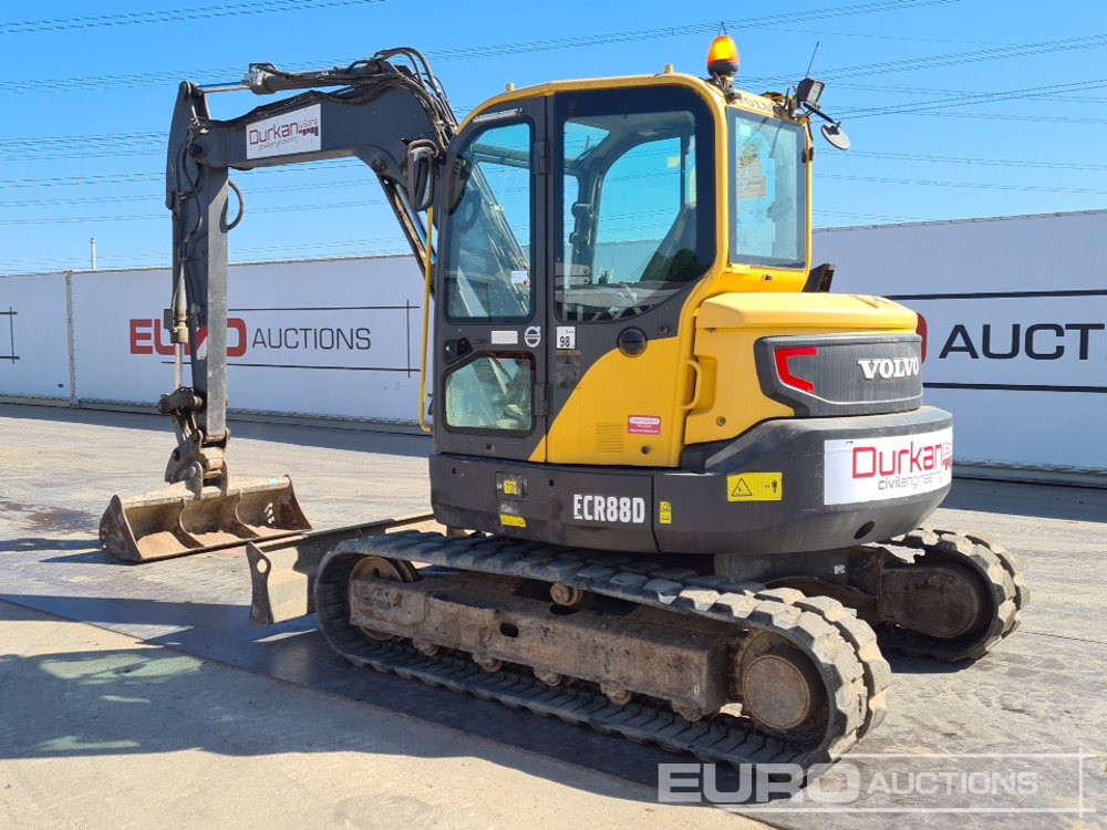 2016 Volvo ECR88D - حفارة مصغرة: صور 3 2016 Volvo ECR88D - حفارة مصغرة: صور 3