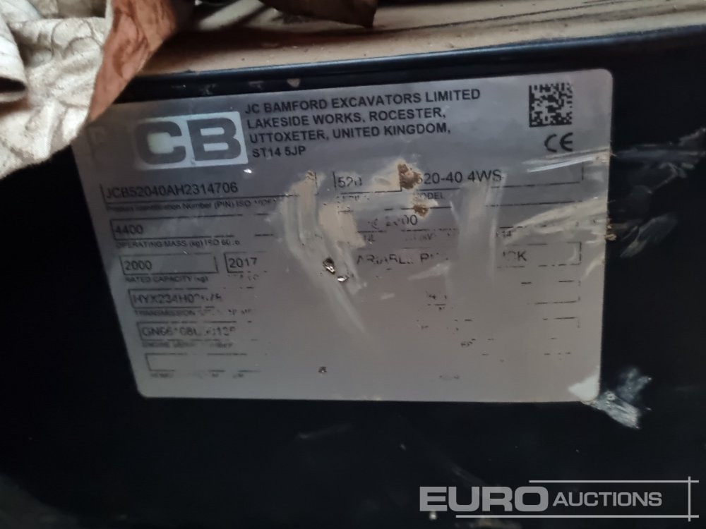 2017 JCB 520-40 - رافعة تلسكوبية: صور 1 2017 JCB 520-40 - رافعة تلسكوبية: صور 1