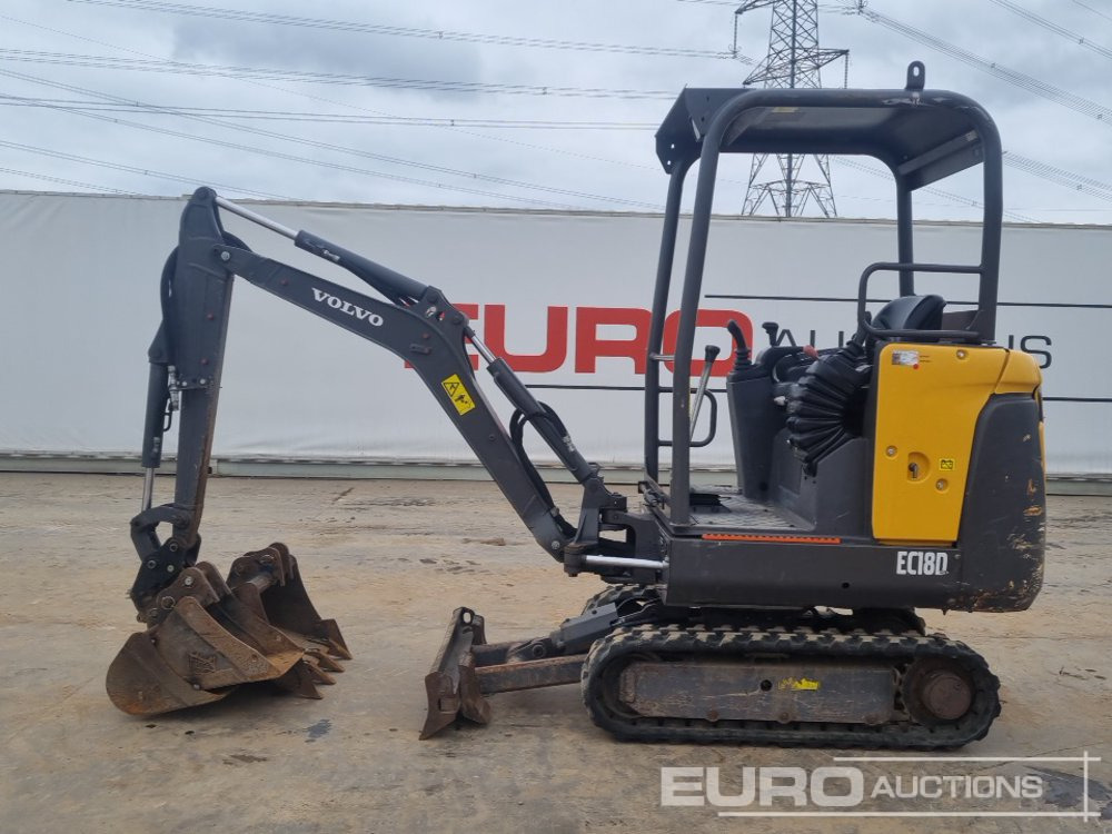 2018 Volvo EC18D - حفارة مصغرة: صور 2 2018 Volvo EC18D - حفارة مصغرة: صور 2