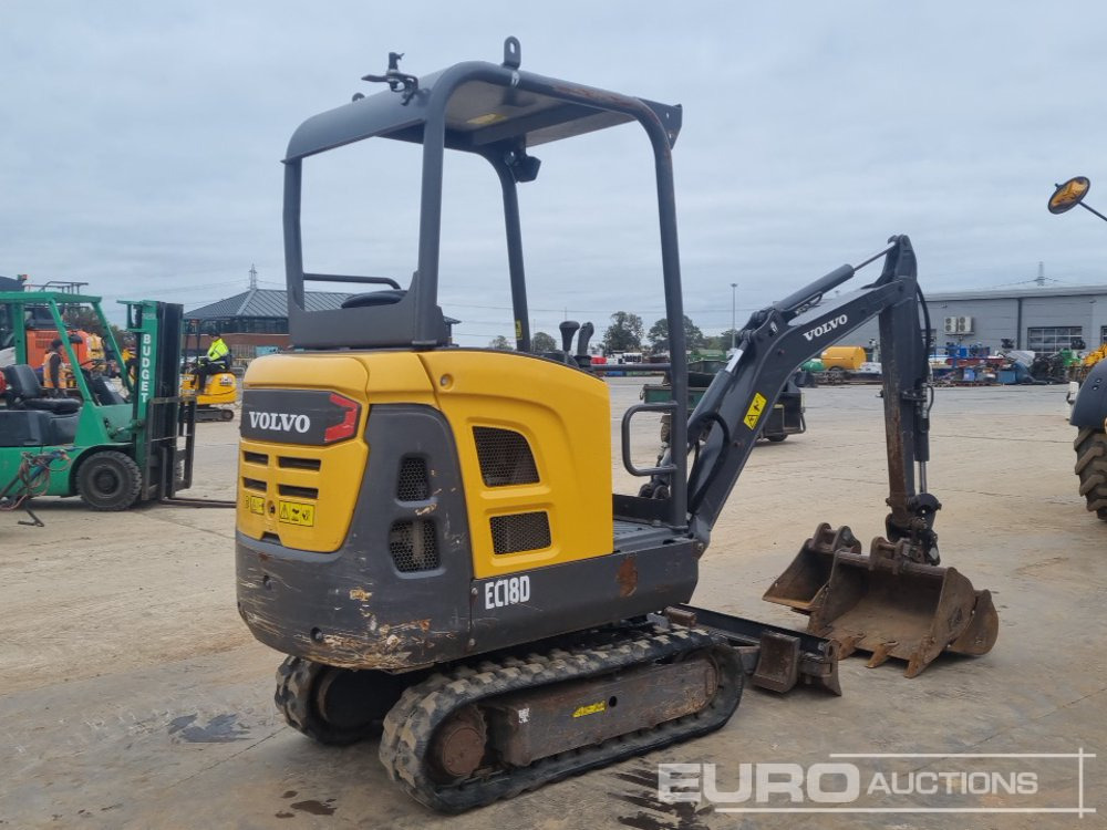 2018 Volvo EC18D - حفارة مصغرة: صور 5 2018 Volvo EC18D - حفارة مصغرة: صور 5