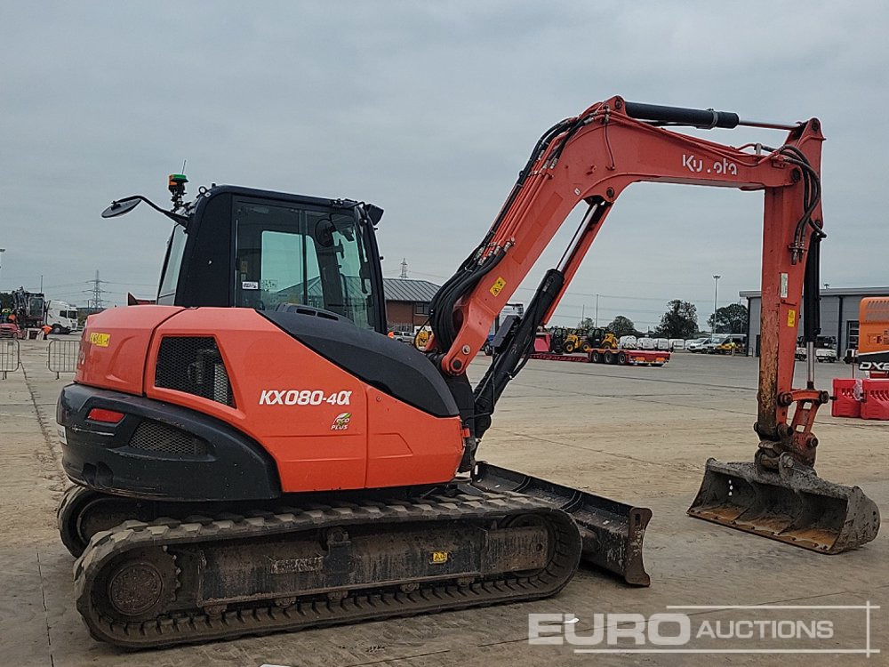 2019 Kubota KX080-4A - حفارة مصغرة: صور 5 2019 Kubota KX080-4A - حفارة مصغرة: صور 5