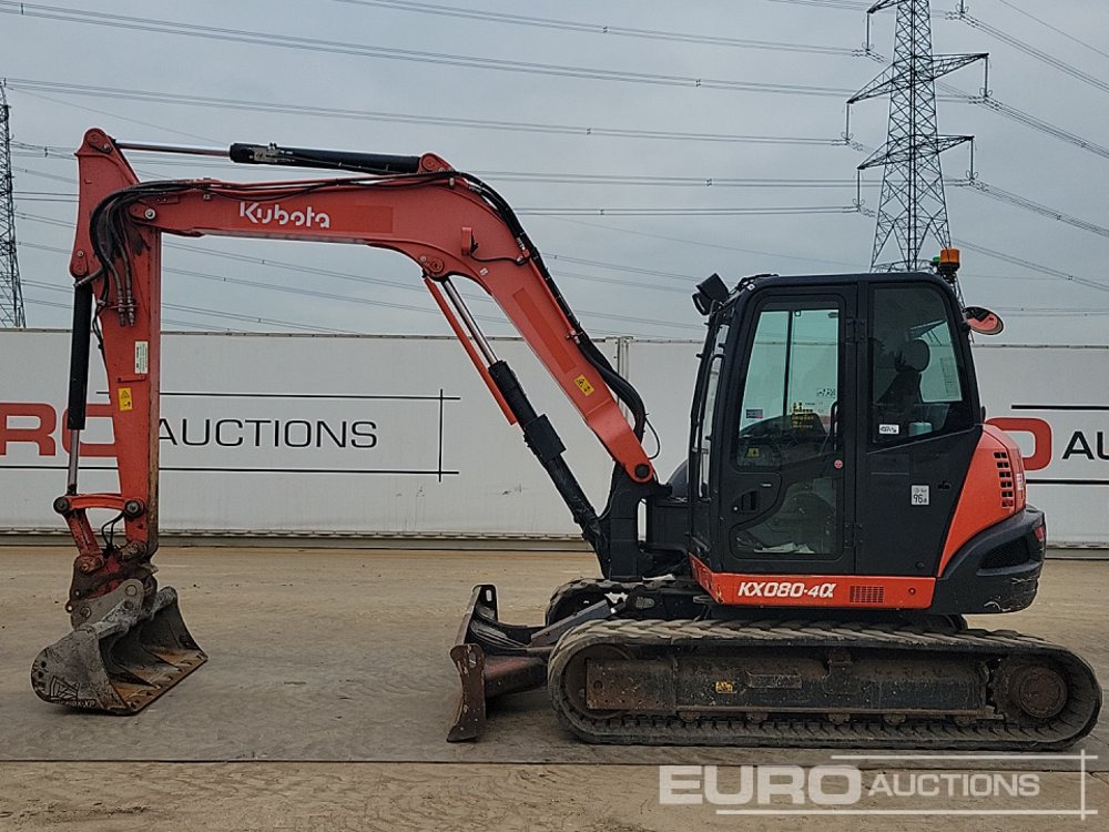 2019 Kubota KX080-4A - حفارة مصغرة: صور 2 2019 Kubota KX080-4A - حفارة مصغرة: صور 2