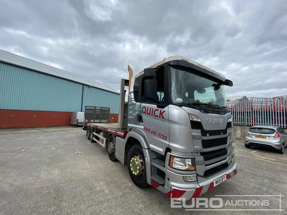 2019 Scania G450 - شاحنات مسطحة: صور 1 2019 Scania G450 - شاحنات مسطحة: صور 1
