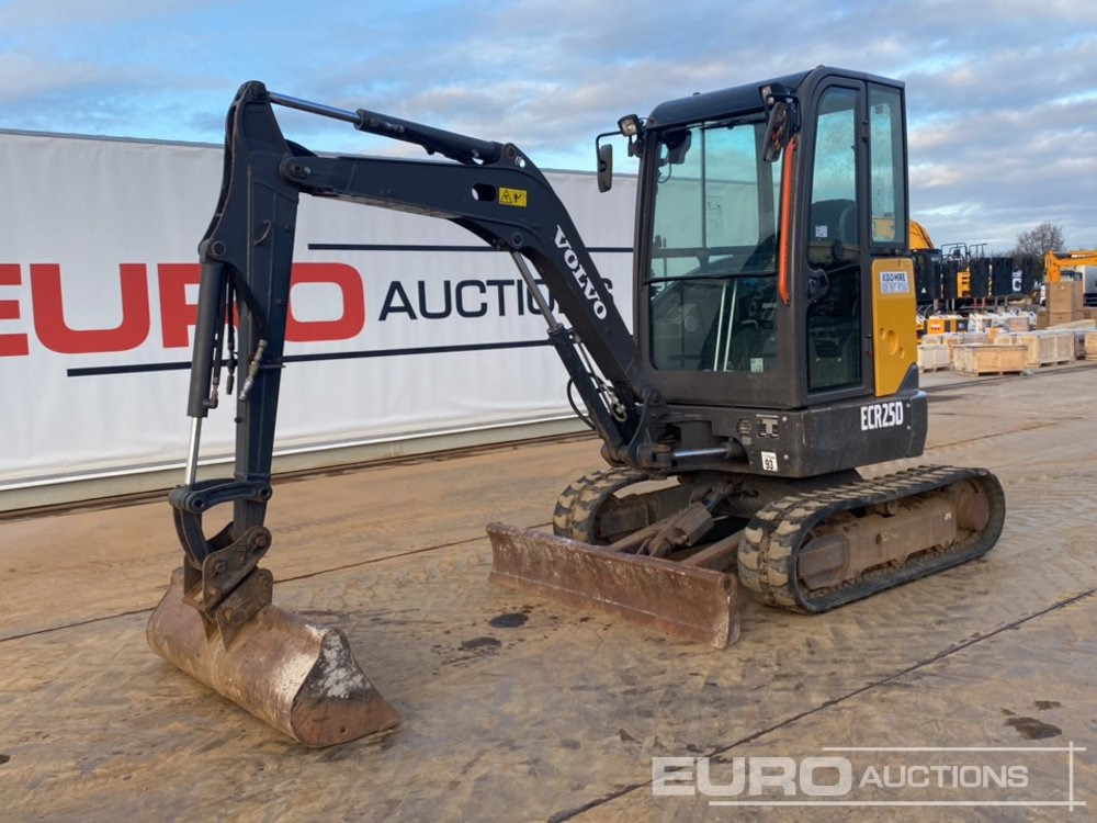 2019 Volvo ECR25D - حفارة مصغرة: صور 1 2019 Volvo ECR25D - حفارة مصغرة: صور 1