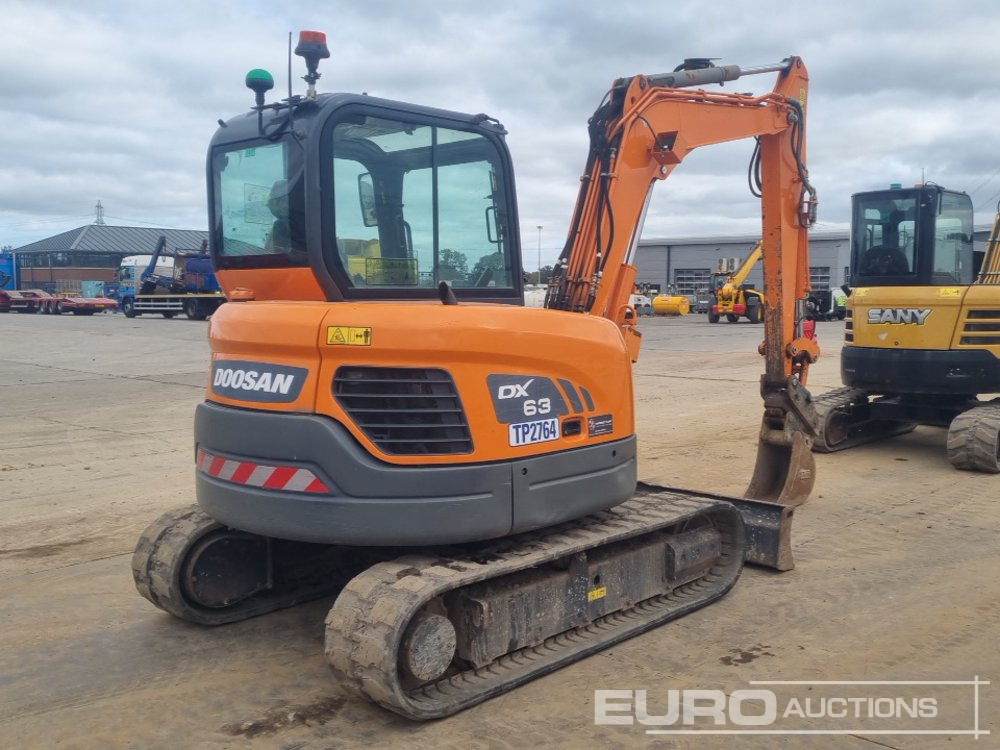 2021 Doosan DX63-3 - حفارة مصغرة: صور 5 2021 Doosan DX63-3 - حفارة مصغرة: صور 5