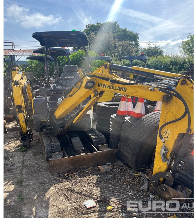 2021 New Holland E17C Rubber Tracks, QH, Blade, Offset, Piped - حفارة مصغرة: صور 1 2021 New Holland E17C Rubber Tracks, QH, Blade, Offset, Piped - حفارة مصغرة: صور 1