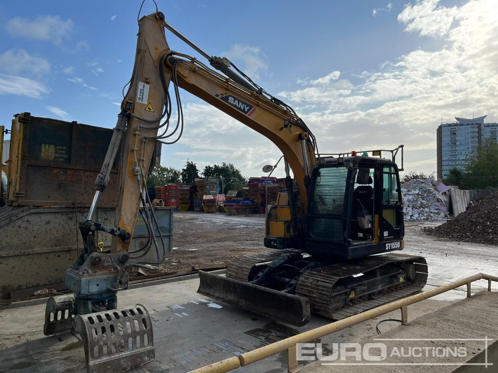 2022 Sany SY155U - حفارات زحافة: صور 1 2022 Sany SY155U - حفارات زحافة: صور 1