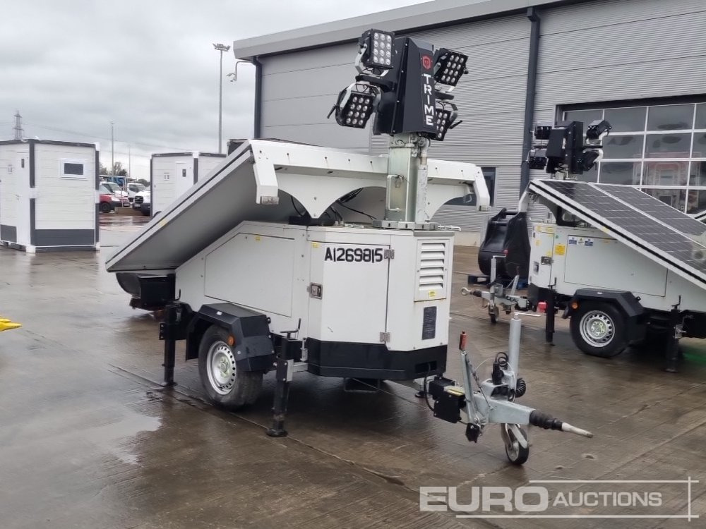 ابراج اضاءة 2022 Trime X-Solar Single Axle Solar Powered LED Lighting Tower: صور 7