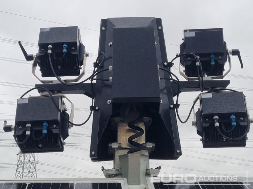 ابراج اضاءة 2022 Trime X-Solar Single Axle Solar Powered LED Lighting Tower: صور 20