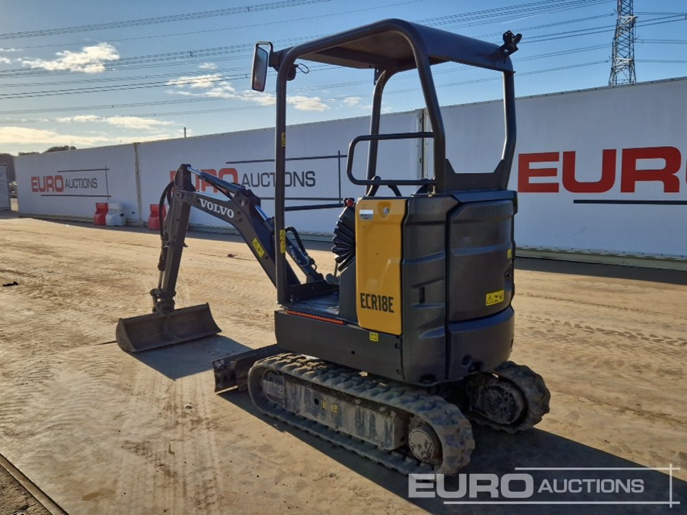 2022 Volvo ECR18E - حفارة مصغرة: صور 3 2022 Volvo ECR18E - حفارة مصغرة: صور 3