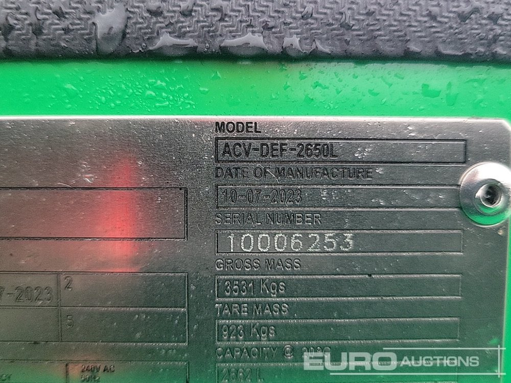 خزان تخزين 2023 DYMAC ACV-DEF-2650L: صور 19