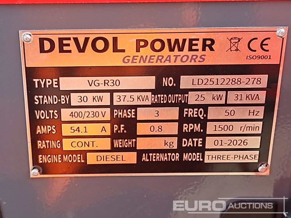 مجموعة المولدات 2026 Devol VG-R30: صور 23 مجموعة المولدات 2026 Devol VG-R30: صور 23