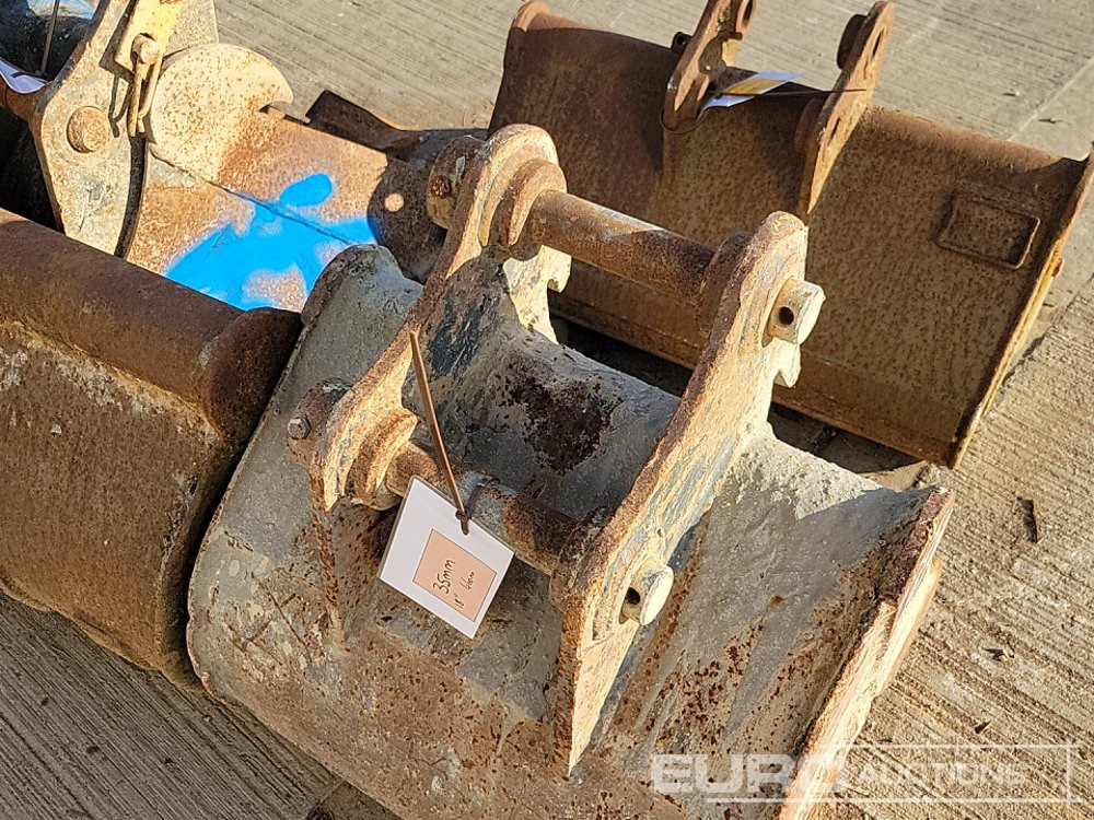 بكت 36", 24", 18", 12", 10" Digging Bucket 30-40mm Pin to suit Mini Excavator: صور 15