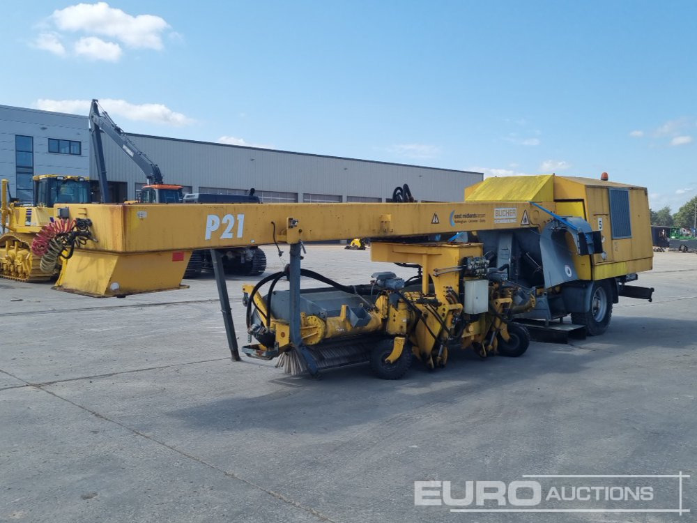 Bucher Schorling P21 Single Axle Runway Sweeper, Snow Clearing Brush, Snow Blower, Dryer - منفاخ الثلوج: صور 1 Bucher Schorling P21 Single Axle Runway Sweeper, Snow Clearing Brush, Snow Blower, Dryer - منفاخ الثلوج: صور 1