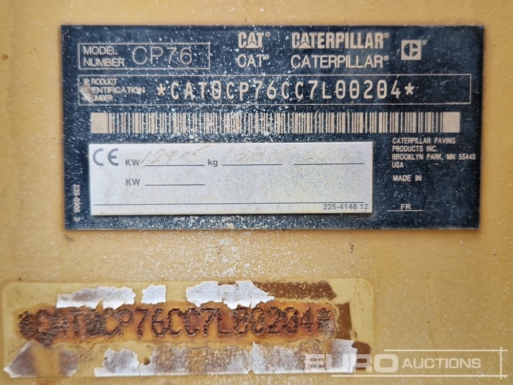 CAT CP76 - مدحلة: صور 1 CAT CP76 - مدحلة: صور 1
