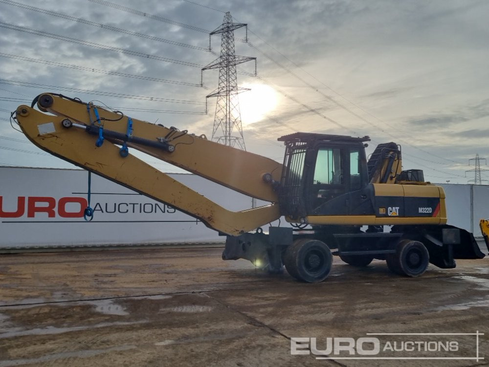 CAT M322D - حفارة على عجلات: صور 1 CAT M322D - حفارة على عجلات: صور 1